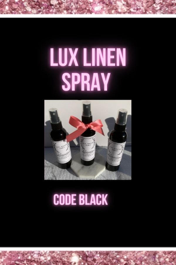 Lux Linen Spray Code Black (BLACK ICE)